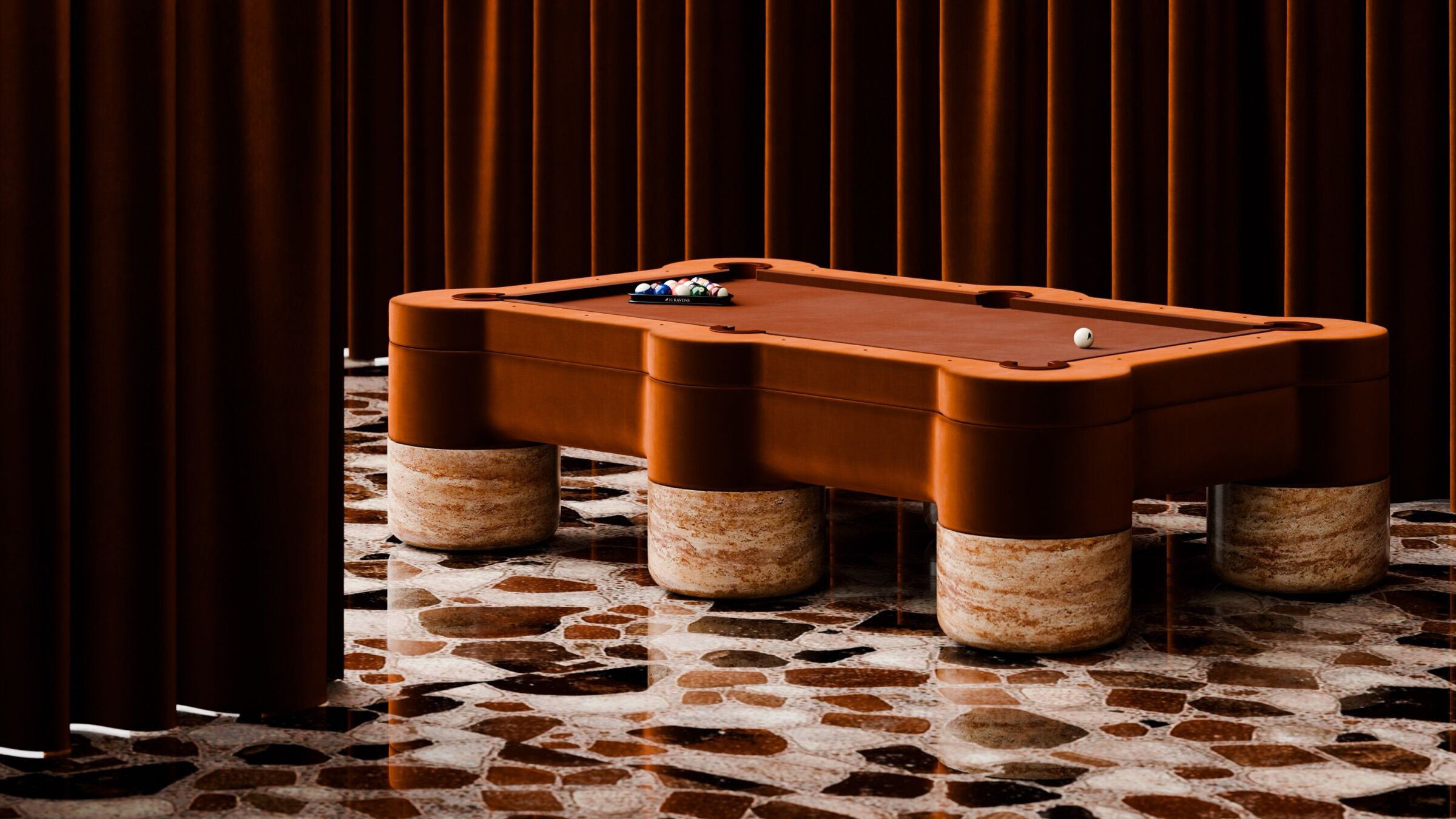 Marc Ange Pool Table - Eleven Ravens